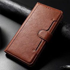 Coque Portefeuille Livre Cuir Etui Clapet L01 pour Samsung Galaxy A71 5G Marron