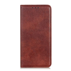 Coque Portefeuille Livre Cuir Etui Clapet L01 pour Samsung Galaxy M31 Prime Edition Marron