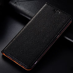 Coque Portefeuille Livre Cuir Etui Clapet L01 pour Samsung Galaxy M60s Noir