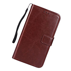 Coque Portefeuille Livre Cuir Etui Clapet L01 pour Samsung Galaxy S10 Lite Marron