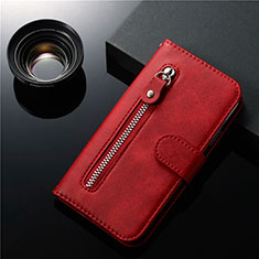 Coque Portefeuille Livre Cuir Etui Clapet L01 pour Samsung Galaxy S20 Plus Rouge