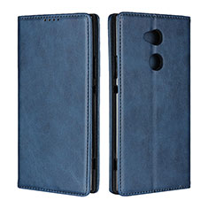 Coque Portefeuille Livre Cuir Etui Clapet L01 pour Sony Xperia XA2 Ultra Bleu