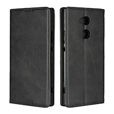 Coque Portefeuille Livre Cuir Etui Clapet L01 pour Sony Xperia XA2 Ultra Noir