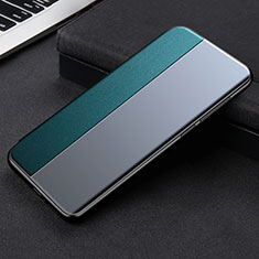 Coque Portefeuille Livre Cuir Etui Clapet L01 pour Xiaomi Mi 11 Lite 5G NE Cyan