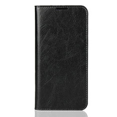 Coque Portefeuille Livre Cuir Etui Clapet L01 pour Xiaomi Mi 9 Lite Noir