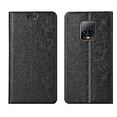 Coque Portefeuille Livre Cuir Etui Clapet L01 pour Xiaomi Redmi 10X 5G Noir