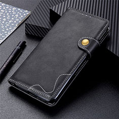 Coque Portefeuille Livre Cuir Etui Clapet L01 pour Xiaomi Redmi 9 Activ Noir