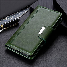 Coque Portefeuille Livre Cuir Etui Clapet L01 pour Xiaomi Redmi 9A Vert