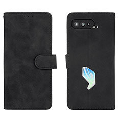 Coque Portefeuille Livre Cuir Etui Clapet L01Z pour Asus ROG Phone 5 Pro Noir