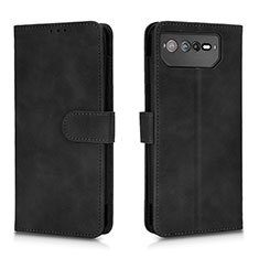 Coque Portefeuille Livre Cuir Etui Clapet L01Z pour Asus ROG Phone 6 Noir