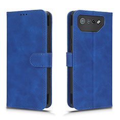 Coque Portefeuille Livre Cuir Etui Clapet L01Z pour Asus ROG Phone 7 Bleu