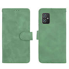 Coque Portefeuille Livre Cuir Etui Clapet L01Z pour Asus ZenFone 8 Mini Vert