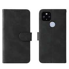 Coque Portefeuille Livre Cuir Etui Clapet L01Z pour Google Pixel 5a 5G Noir