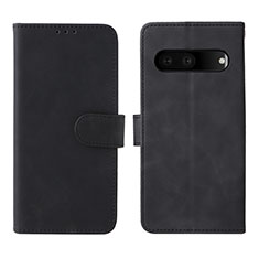 Coque Portefeuille Livre Cuir Etui Clapet L01Z pour Google Pixel 7 5G Noir