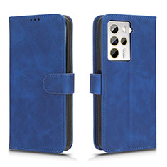 Coque Portefeuille Livre Cuir Etui Clapet L01Z pour HTC U23 5G Bleu