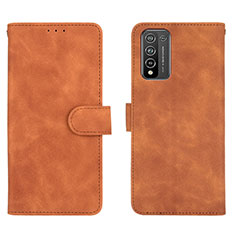 Coque Portefeuille Livre Cuir Etui Clapet L01Z pour Huawei Honor 10X Lite Marron