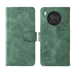 Coque Portefeuille Livre Cuir Etui Clapet L01Z pour Huawei Honor 50 Lite Vert