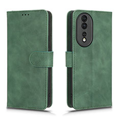 Coque Portefeuille Livre Cuir Etui Clapet L01Z pour Huawei Honor 80 5G Vert