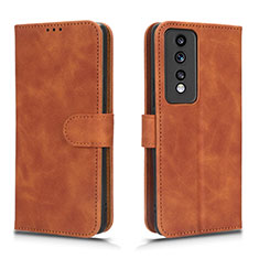 Coque Portefeuille Livre Cuir Etui Clapet L01Z pour Huawei Honor 80 GT 5G Marron