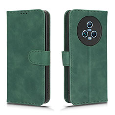 Coque Portefeuille Livre Cuir Etui Clapet L01Z pour Huawei Honor Magic5 5G Vert