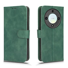 Coque Portefeuille Livre Cuir Etui Clapet L01Z pour Huawei Honor Magic5 Lite 5G Vert