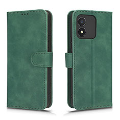 Coque Portefeuille Livre Cuir Etui Clapet L01Z pour Huawei Honor X5 Vert