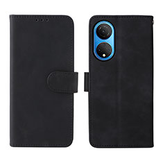 Coque Portefeuille Livre Cuir Etui Clapet L01Z pour Huawei Honor X7 Noir