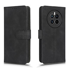 Coque Portefeuille Livre Cuir Etui Clapet L01Z pour Huawei Mate 50 Noir