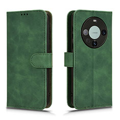 Coque Portefeuille Livre Cuir Etui Clapet L01Z pour Huawei Mate 60 Pro Vert