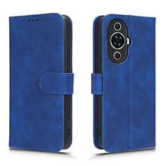 Coque Portefeuille Livre Cuir Etui Clapet L01Z pour Huawei Nova 11 Bleu