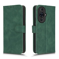 Coque Portefeuille Livre Cuir Etui Clapet L01Z pour Huawei Nova 11 Pro Vert