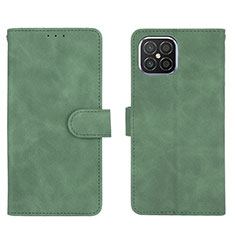 Coque Portefeuille Livre Cuir Etui Clapet L01Z pour Huawei Nova 8 SE 4G Vert