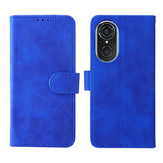 Coque Portefeuille Livre Cuir Etui Clapet L01Z pour Huawei Nova 9 SE Bleu