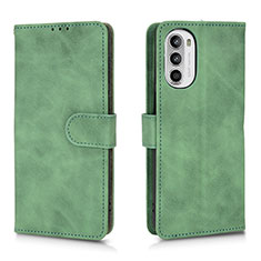 Coque Portefeuille Livre Cuir Etui Clapet L01Z pour Motorola Moto Edge (2022) 5G Vert