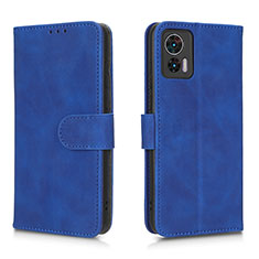 Coque Portefeuille Livre Cuir Etui Clapet L01Z pour Motorola Moto Edge 30 Lite 5G Bleu