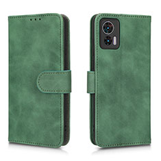 Coque Portefeuille Livre Cuir Etui Clapet L01Z pour Motorola Moto Edge 30 Neo 5G Vert