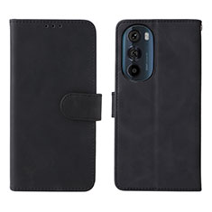 Coque Portefeuille Livre Cuir Etui Clapet L01Z pour Motorola Moto Edge 30 Pro 5G Noir