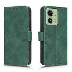 Coque Portefeuille Livre Cuir Etui Clapet L01Z pour Motorola Moto Edge 40 5G Vert