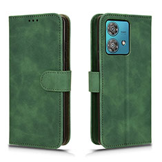 Coque Portefeuille Livre Cuir Etui Clapet L01Z pour Motorola Moto Edge 40 Neo 5G Vert