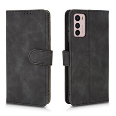 Coque Portefeuille Livre Cuir Etui Clapet L01Z pour Motorola Moto G42 Noir