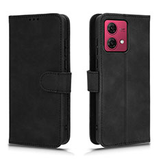 Coque Portefeuille Livre Cuir Etui Clapet L01Z pour Motorola Moto G84 5G Noir