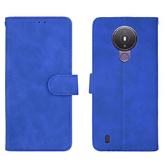 Coque Portefeuille Livre Cuir Etui Clapet L01Z pour Nokia 1.4 Bleu