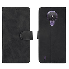 Coque Portefeuille Livre Cuir Etui Clapet L01Z pour Nokia 1.4 Noir
