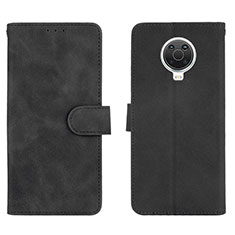 Coque Portefeuille Livre Cuir Etui Clapet L01Z pour Nokia 6.3 Noir