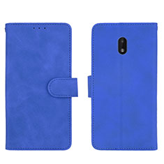 Coque Portefeuille Livre Cuir Etui Clapet L01Z pour Nokia C01 Plus Bleu