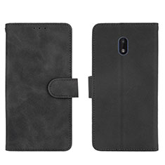 Coque Portefeuille Livre Cuir Etui Clapet L01Z pour Nokia C01 Plus Noir