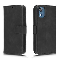 Coque Portefeuille Livre Cuir Etui Clapet L01Z pour Nokia C02 Noir