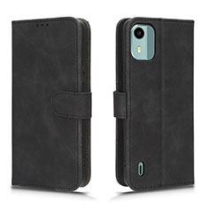 Coque Portefeuille Livre Cuir Etui Clapet L01Z pour Nokia C12 Noir