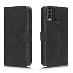 Coque Portefeuille Livre Cuir Etui Clapet L01Z pour Nokia C22 Noir