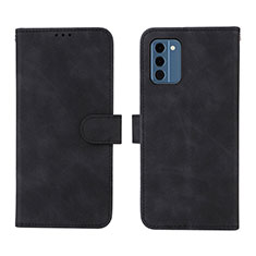 Coque Portefeuille Livre Cuir Etui Clapet L01Z pour Nokia C300 Noir